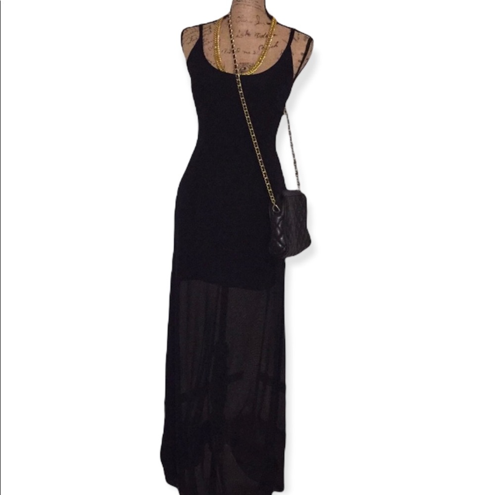 Black See-through dress